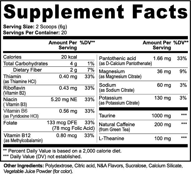 Energy Powder (Yuzu Flavor) - 6